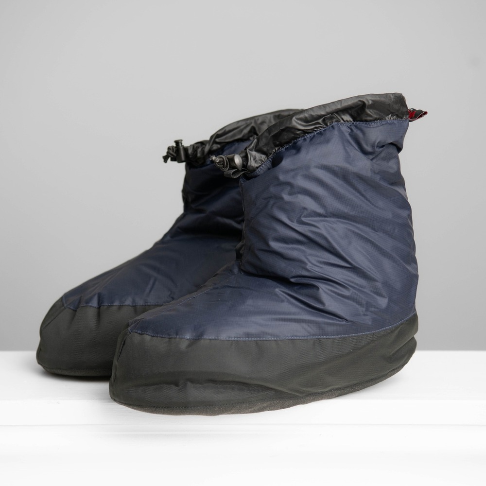 Western Mountaineering Down Booties Sz8 NEW Puffer Boots GorpCore Winter Camping